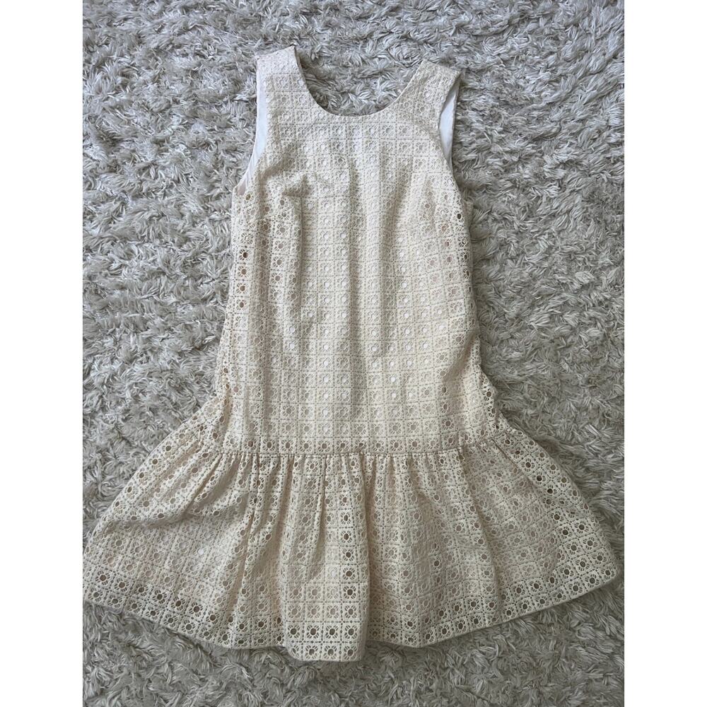 J. Crew crochet flower mini dress size 6